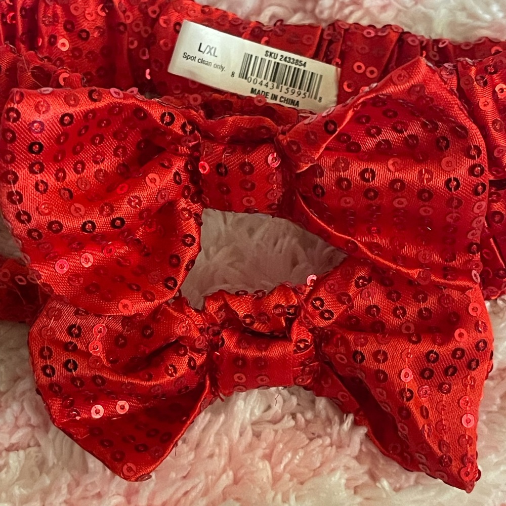 NWT Red sparkle headbands. Girls. Set of 2!